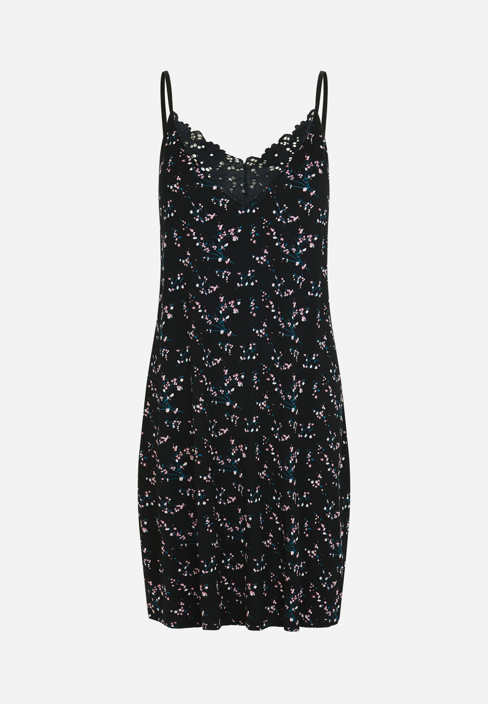 Melissa Chemise Dress, Black