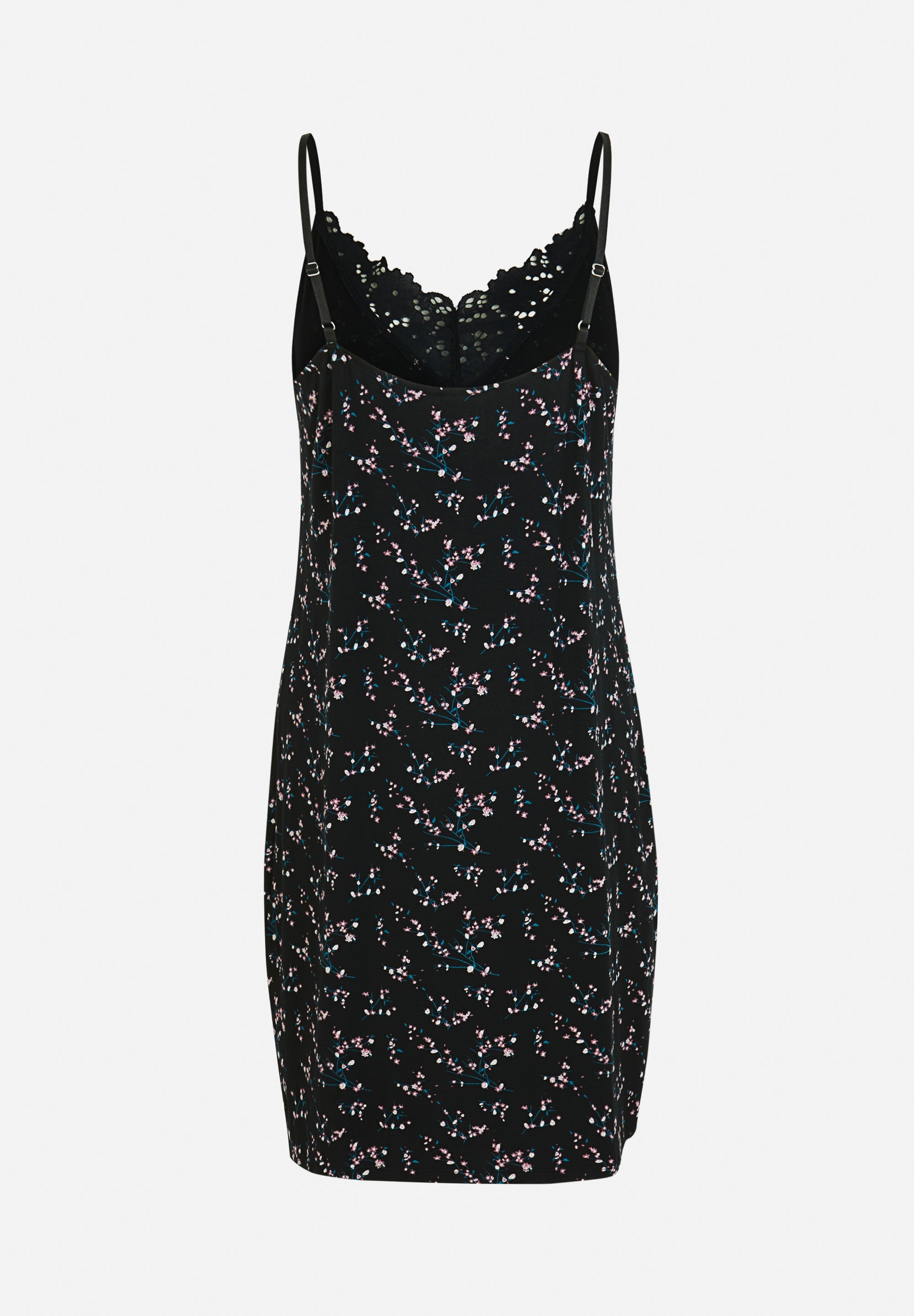 Melissa Chemise Dress, Black