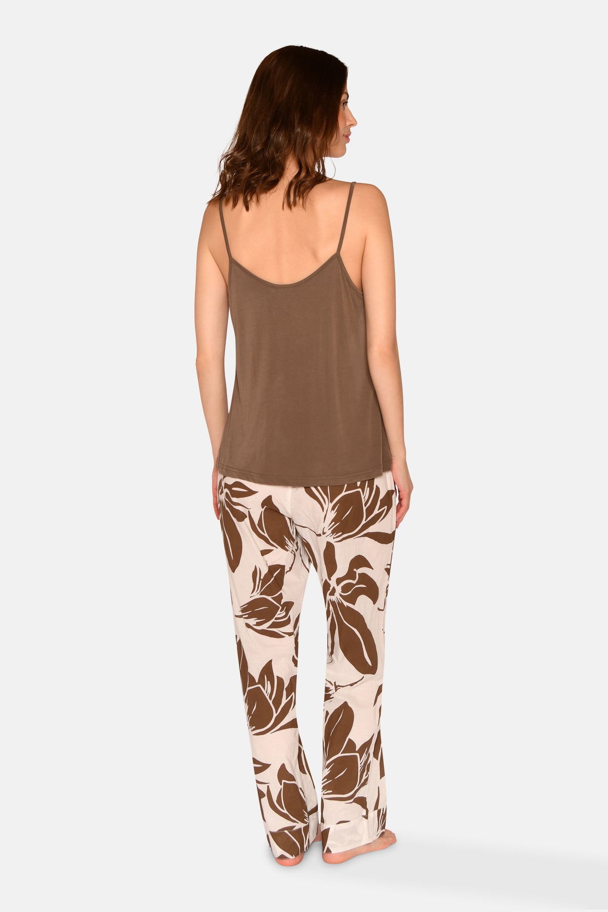 Kendall Chemise Top, Chocolate Chip