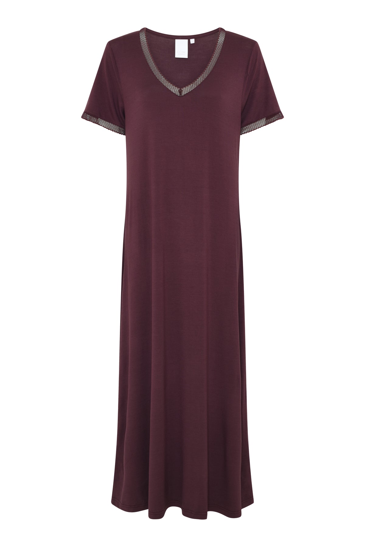 Jacqueline S/S Long Dress, Fudge