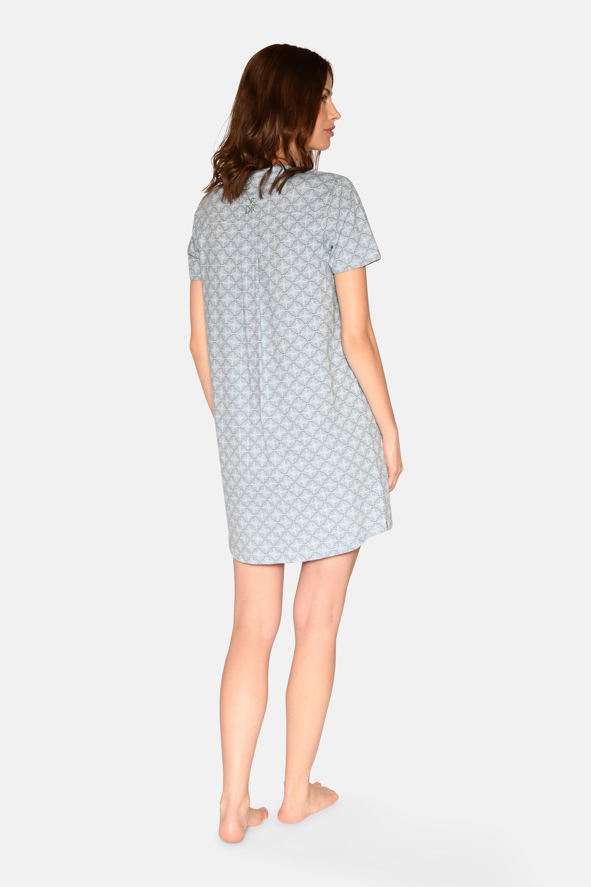 Nicole S/S Dress, Kentucky Blue AOP