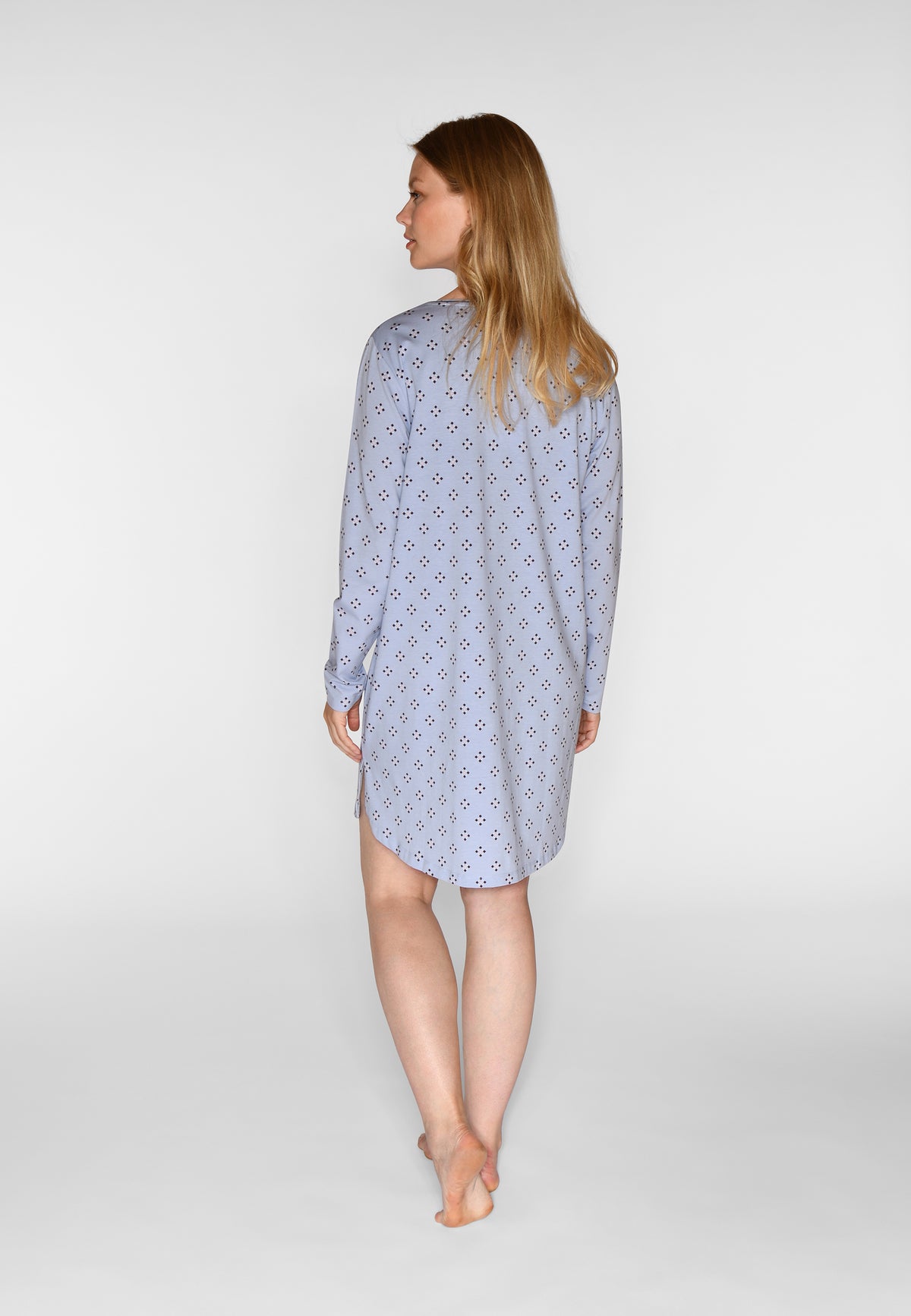 Nicole L/S V-neck Dress, Eventide AOP