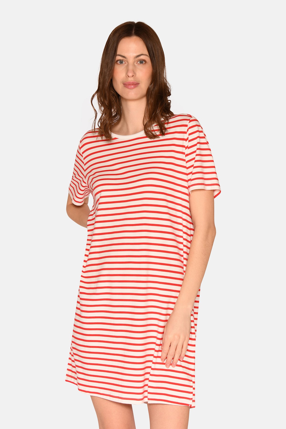 Bea S/S Dress, Bittersweet Stripe