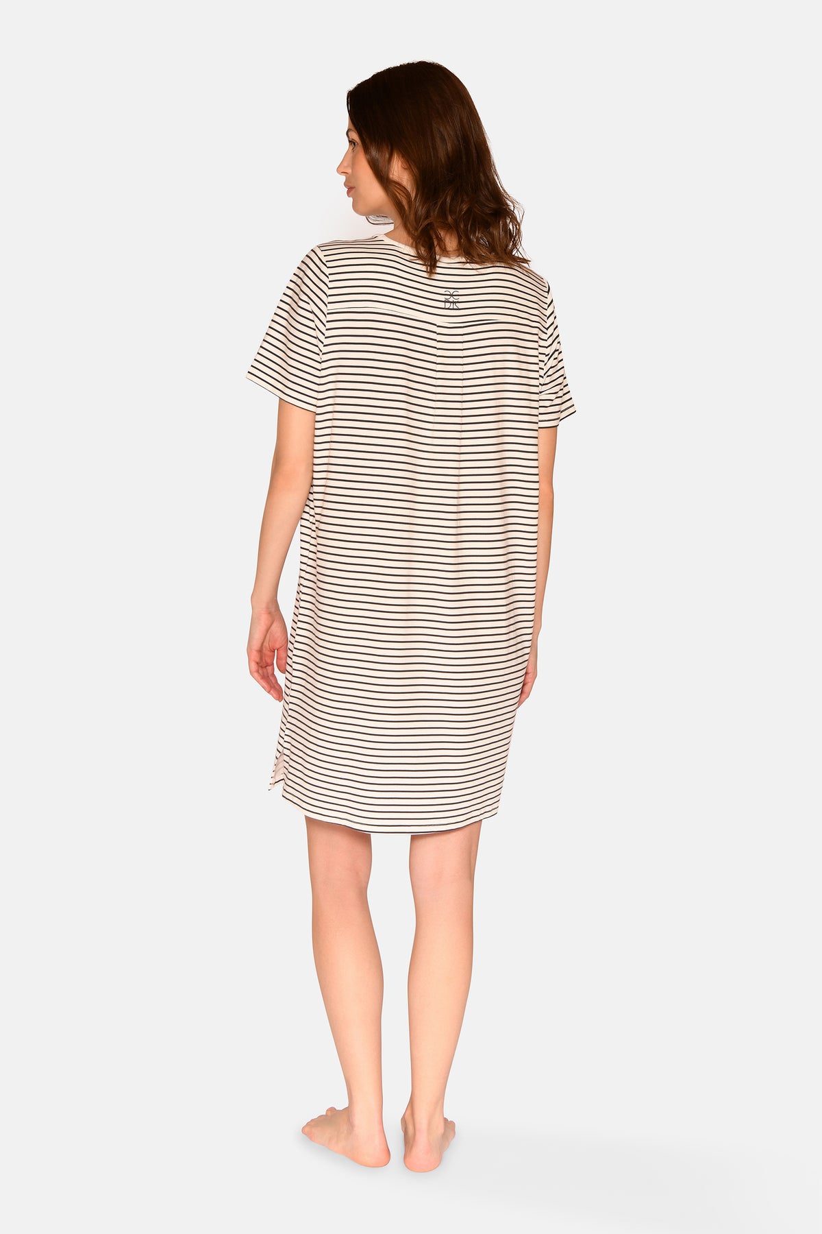 Bea S/S Dress, Pavement  stripe
