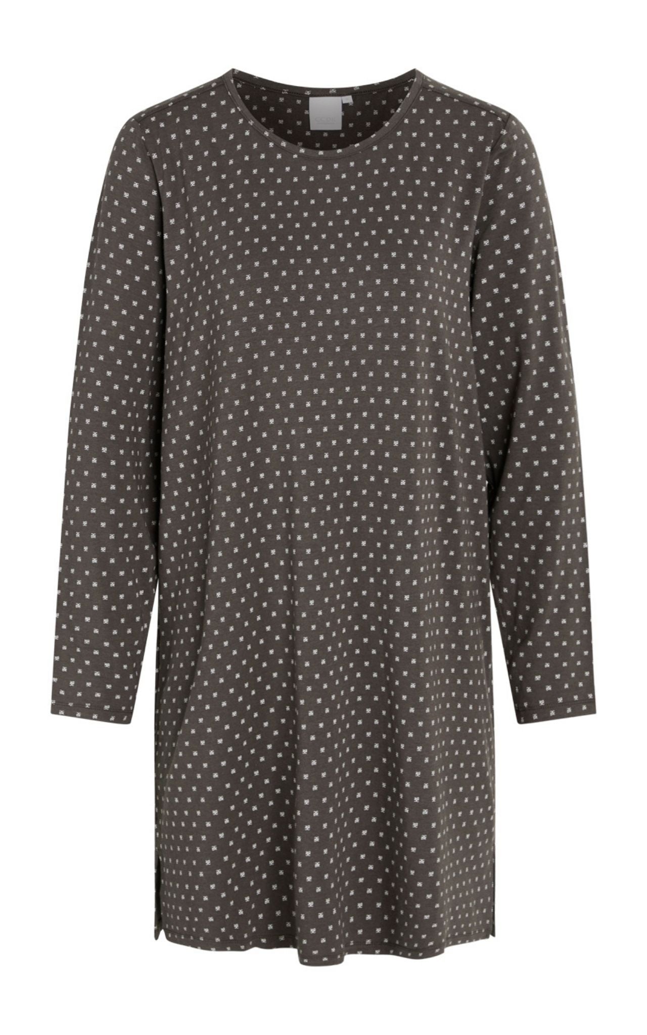 Bea Long Sleeve Dress, Pavement AOP