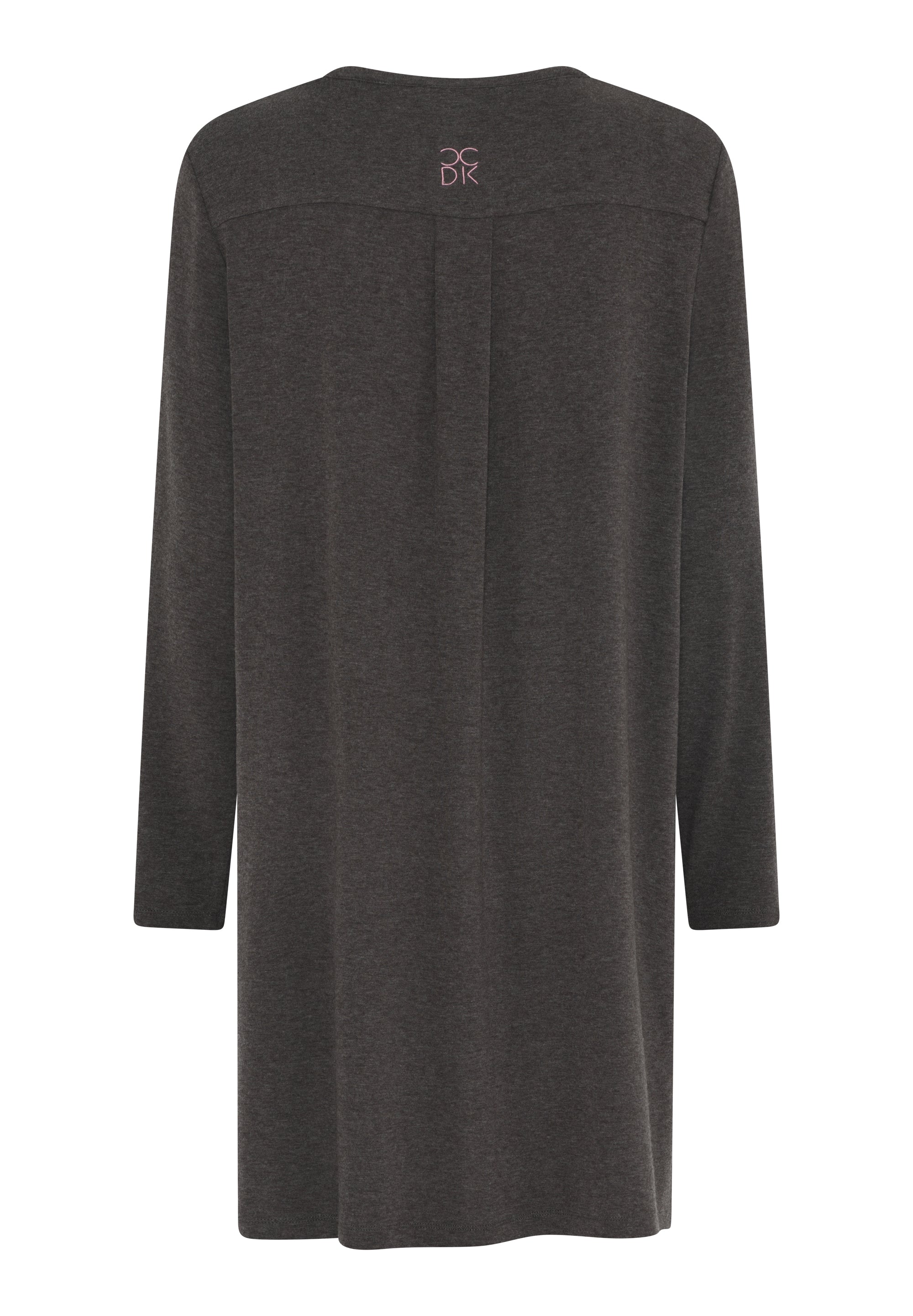Bea Long Sleeve Dress, Seal Brown Melange