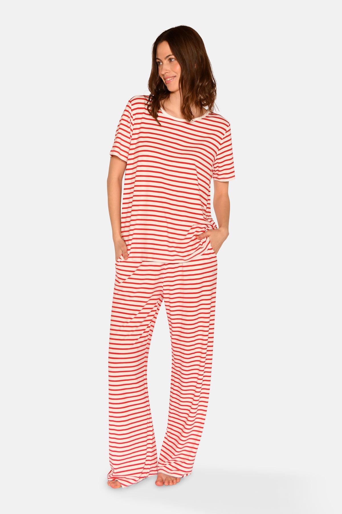 Bea S/S T-shirt, Bittersweet Stripe