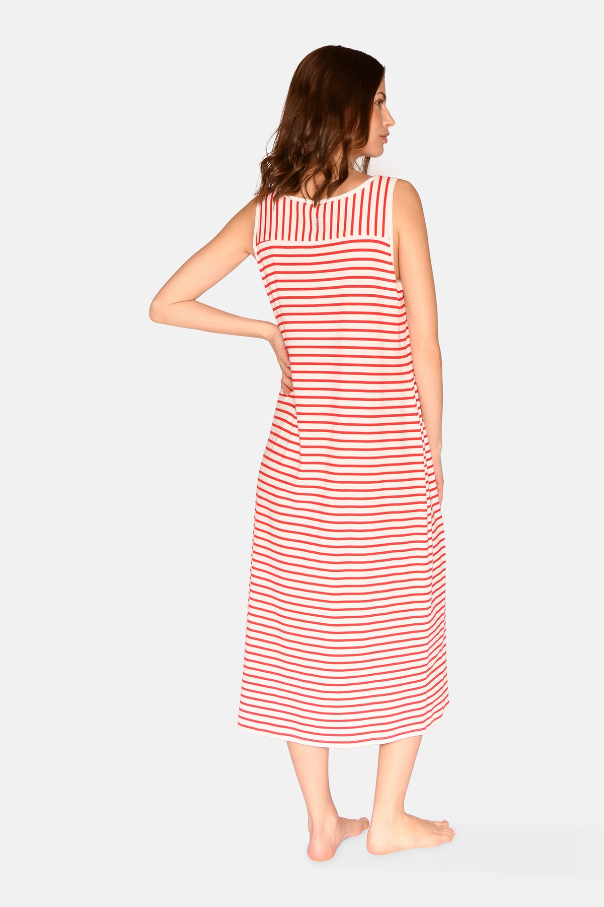 Anna Strap Dress, Bittersweet Stripe