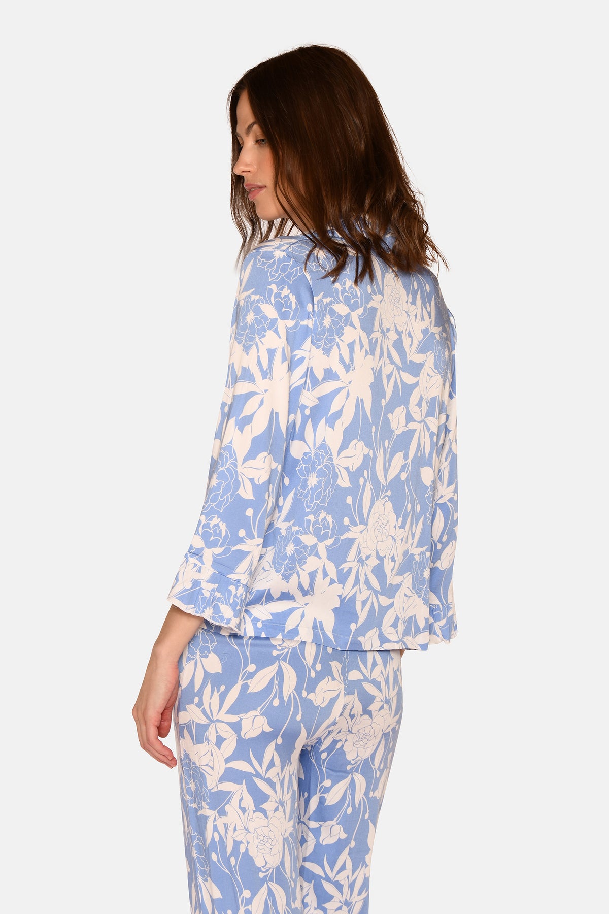 Saga Short Shirt, Azurine AOP.
