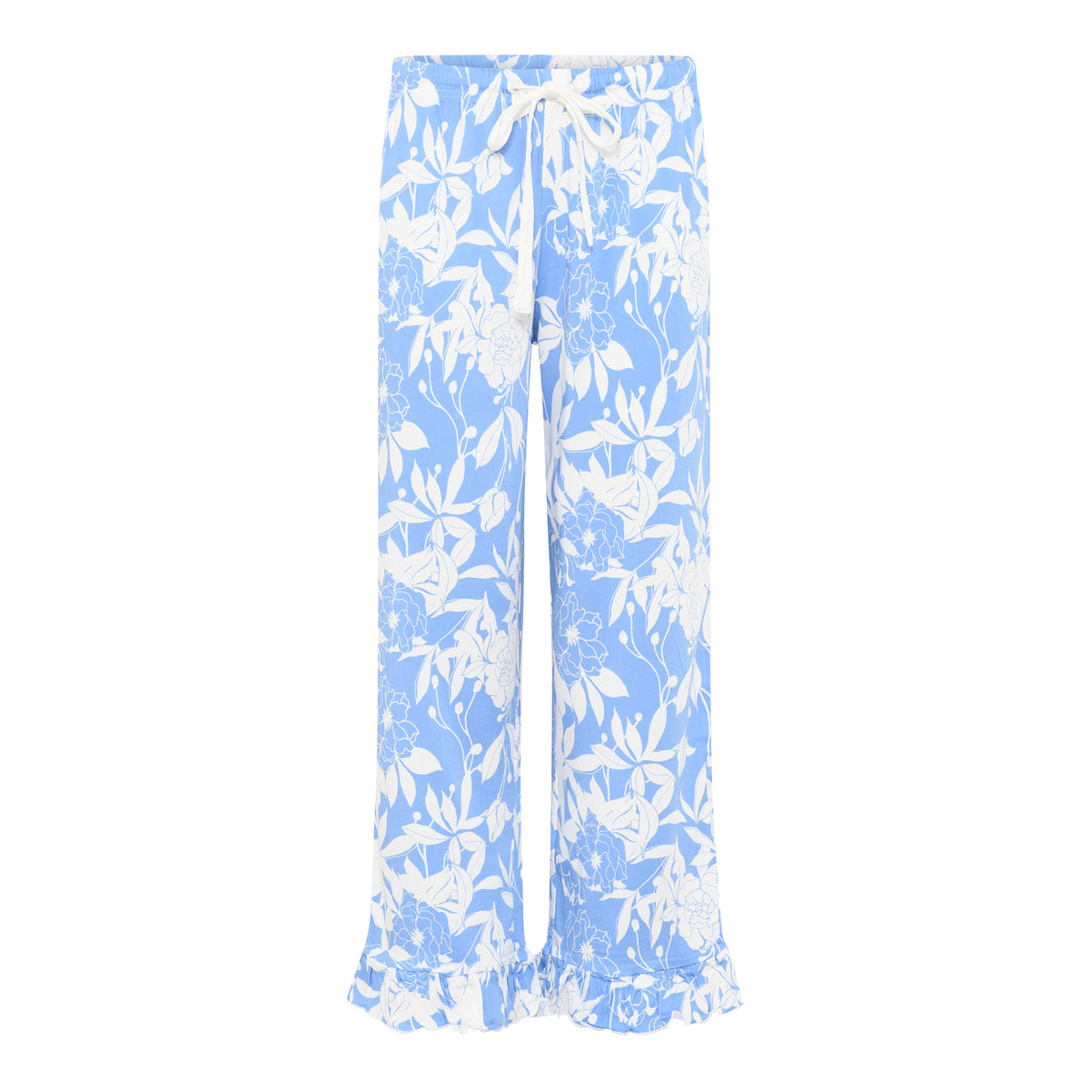 Saga Crop Pants, Azurine AOP.