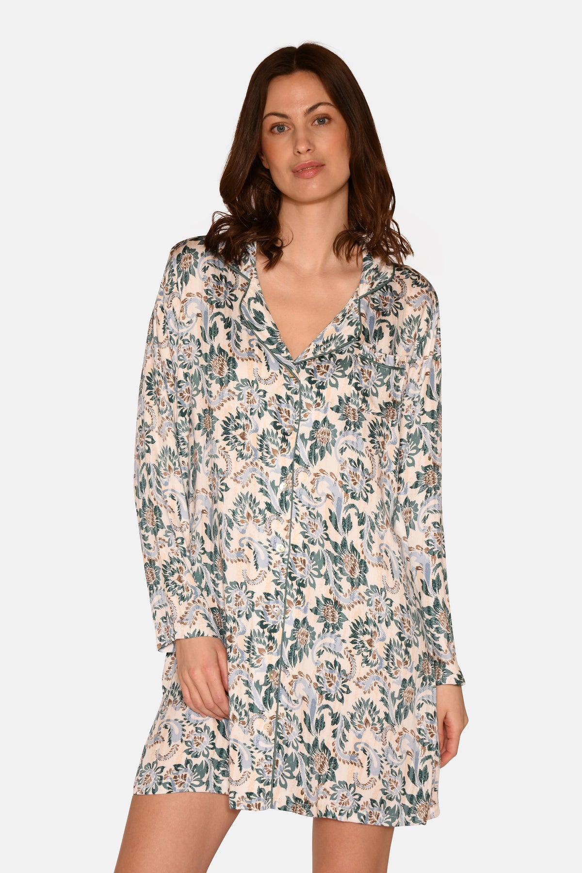 Josephine Dress, Sagebrush Green AOP
