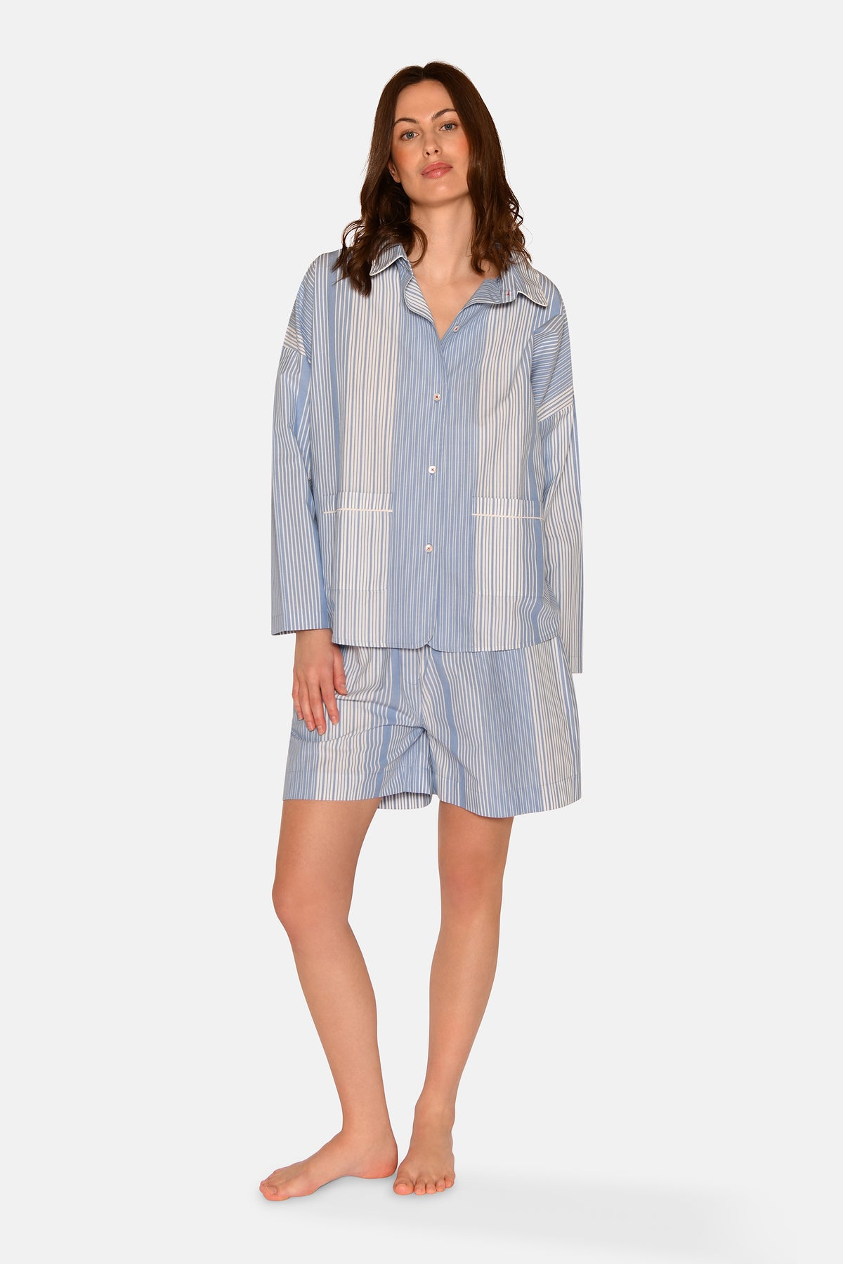 Amanda Shirt, Azurine Stripe