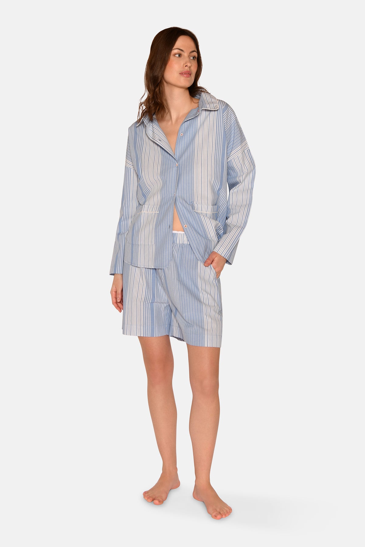 Amanda Shirt, Azurine Stripe