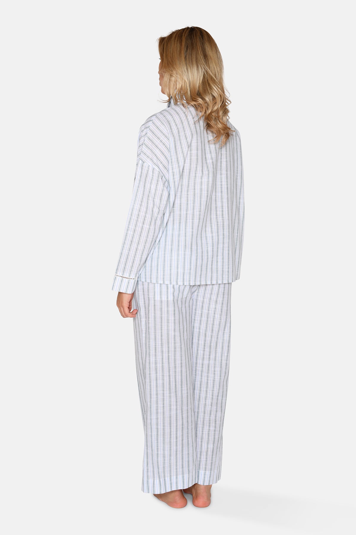 Amanda Shirt, Sagebrush Green Stripe