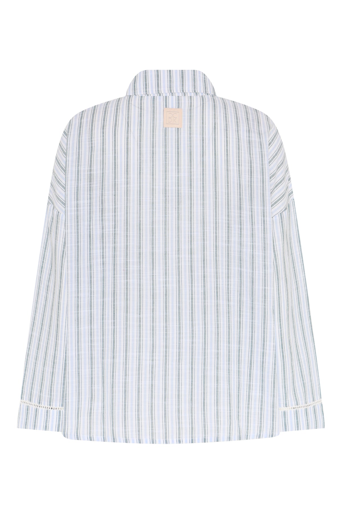 Amanda Shirt, Sagebrush Green Stripe