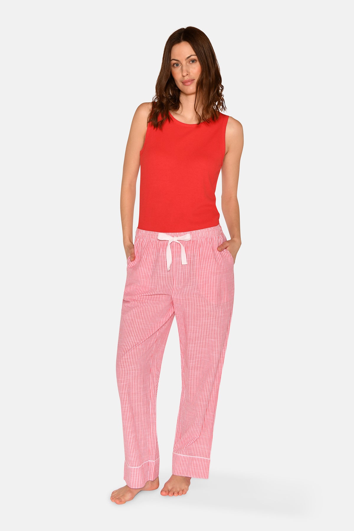 Pia Pants, Bittersweet Stripe