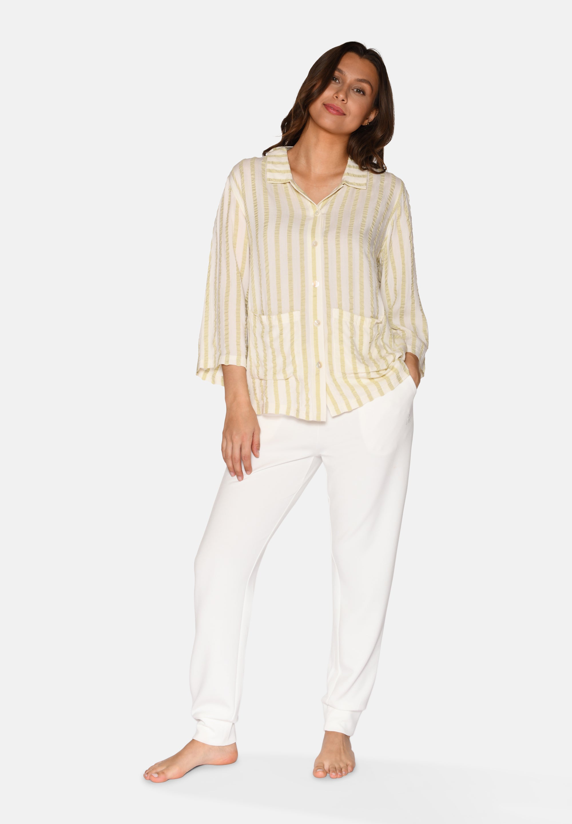 Maria Shirt, Hay Stripe