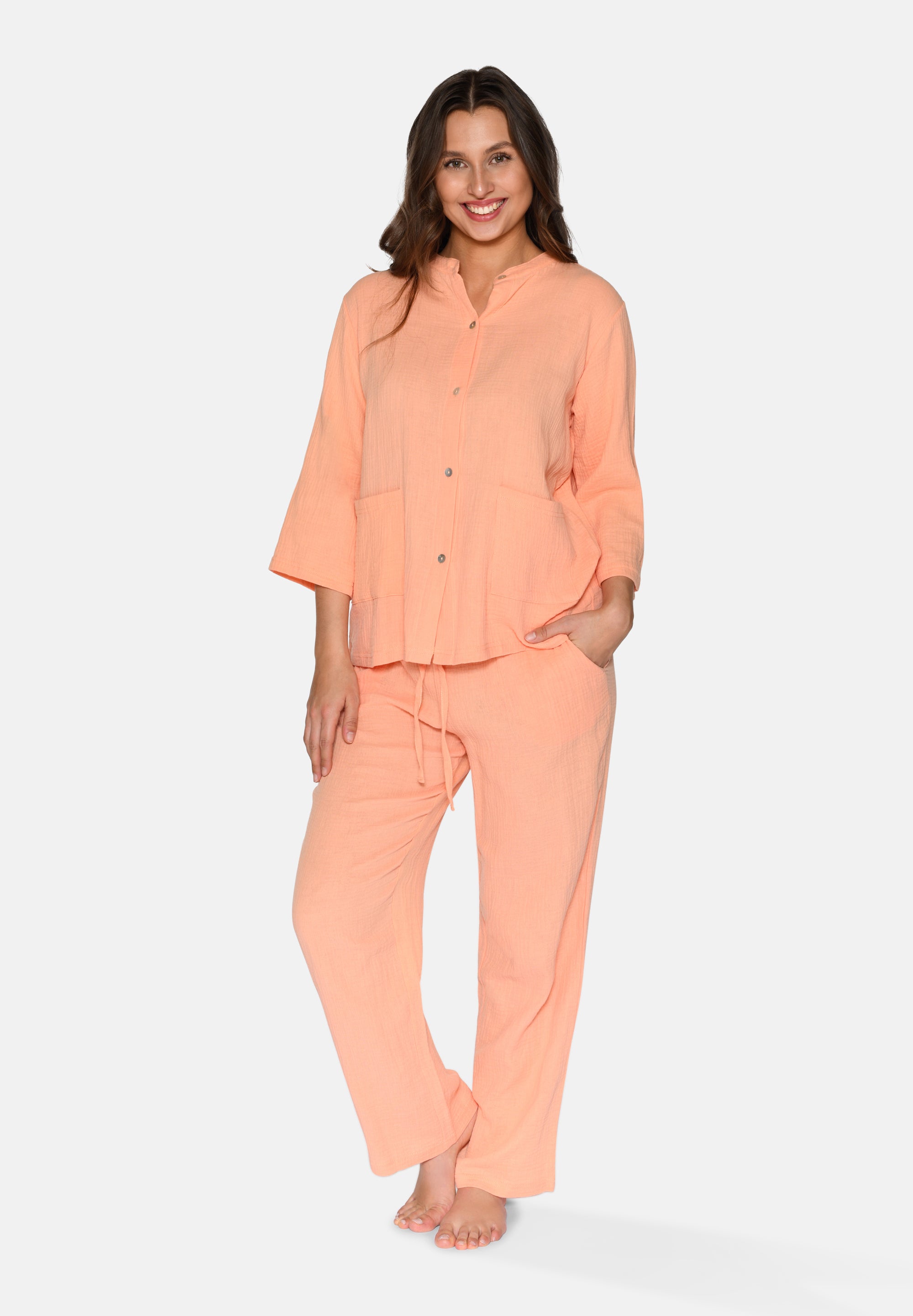 Maria Shirt, Coral Sands
