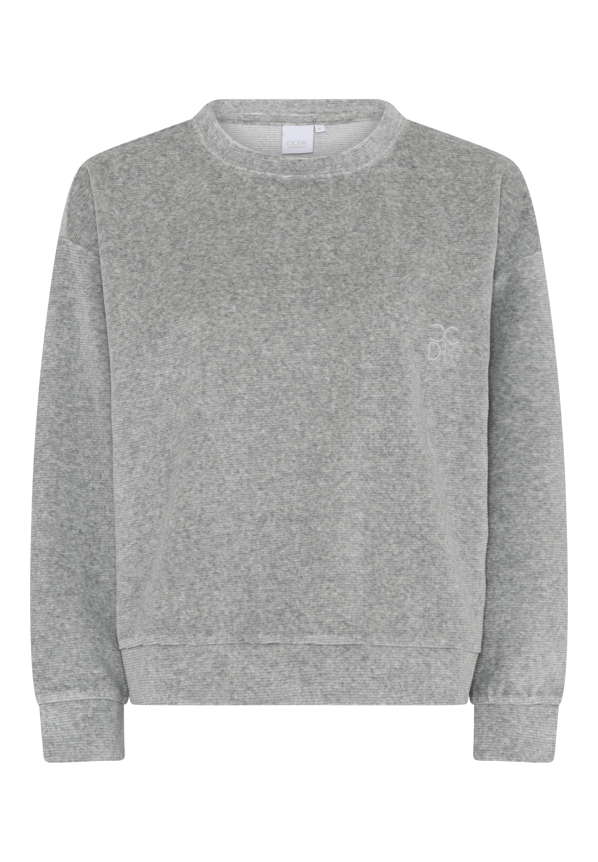 Svea O-neck, Light Grey Melange
