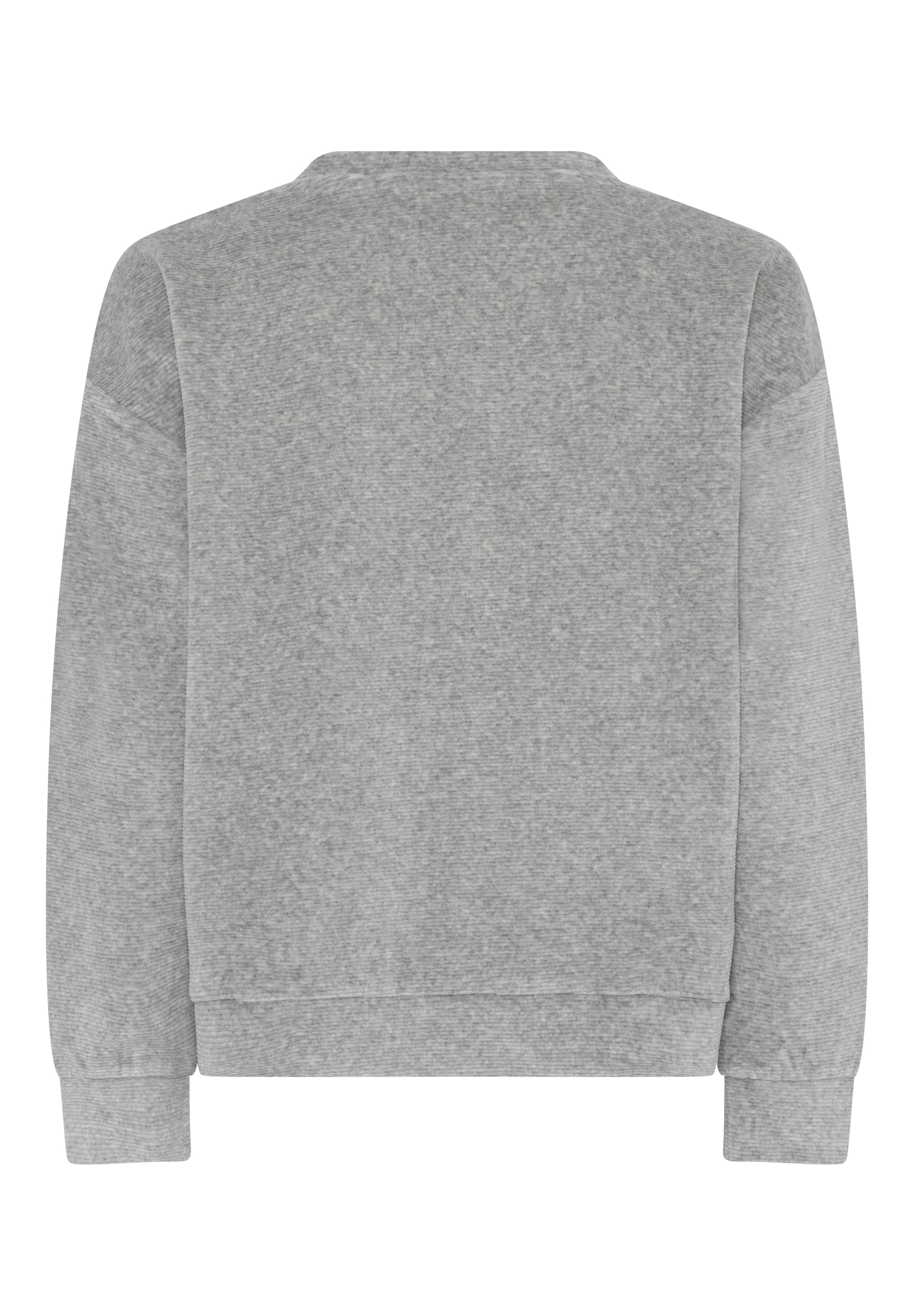 Svea O-neck, Light Grey Melange
