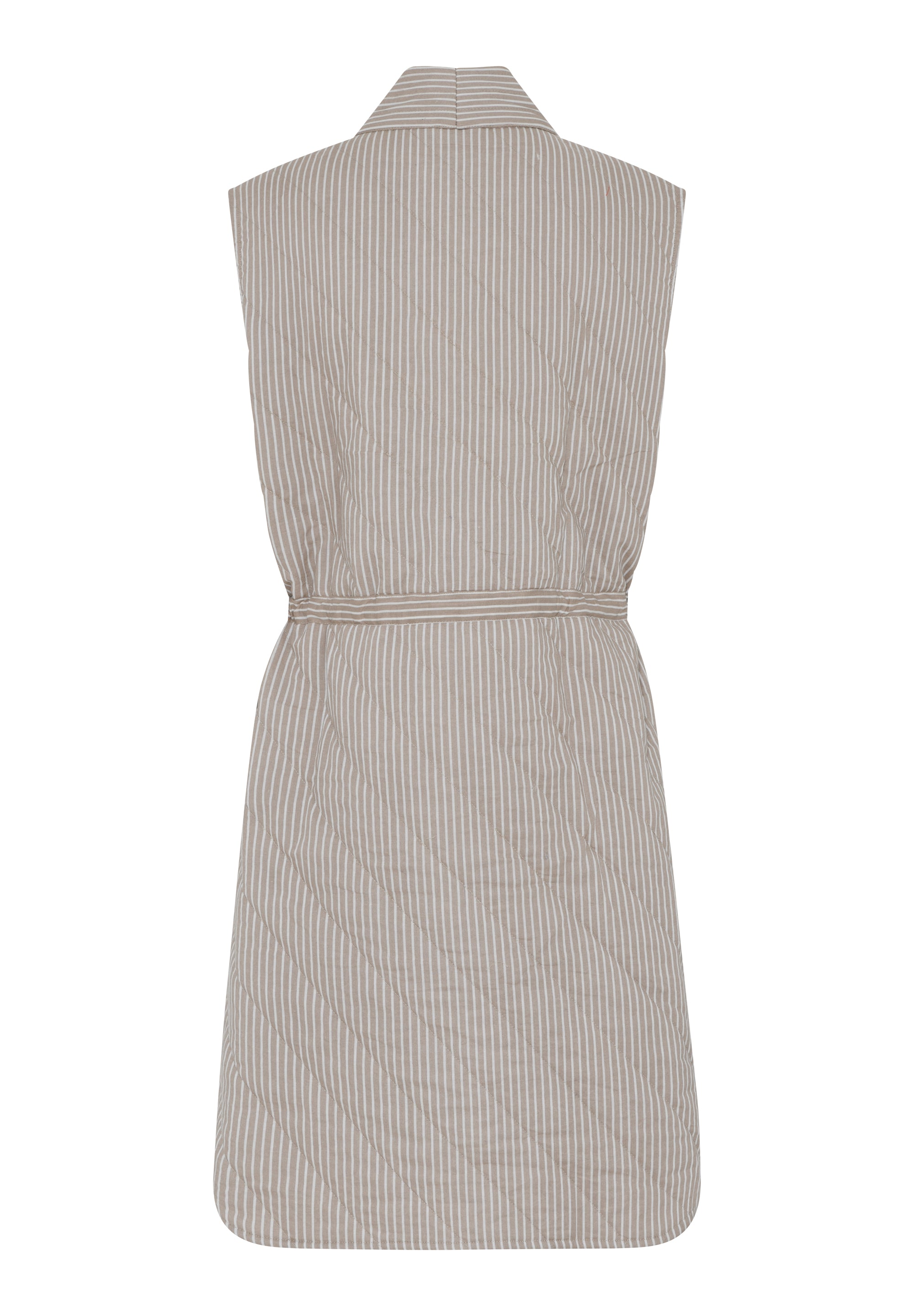 Freja Quilted Waistcoat, String AOP