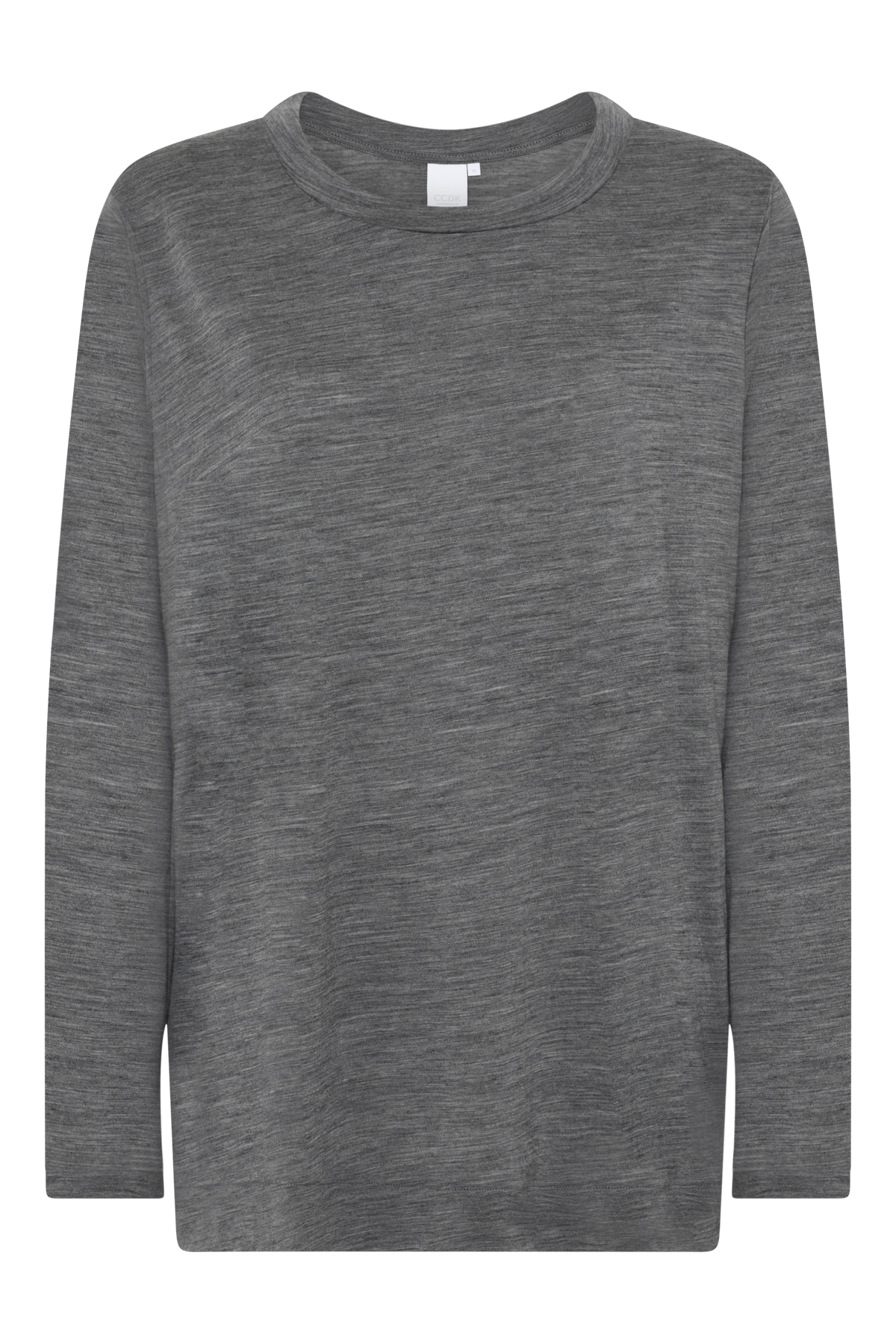 Marbel L/S T-shirt, Dark Grey Melange