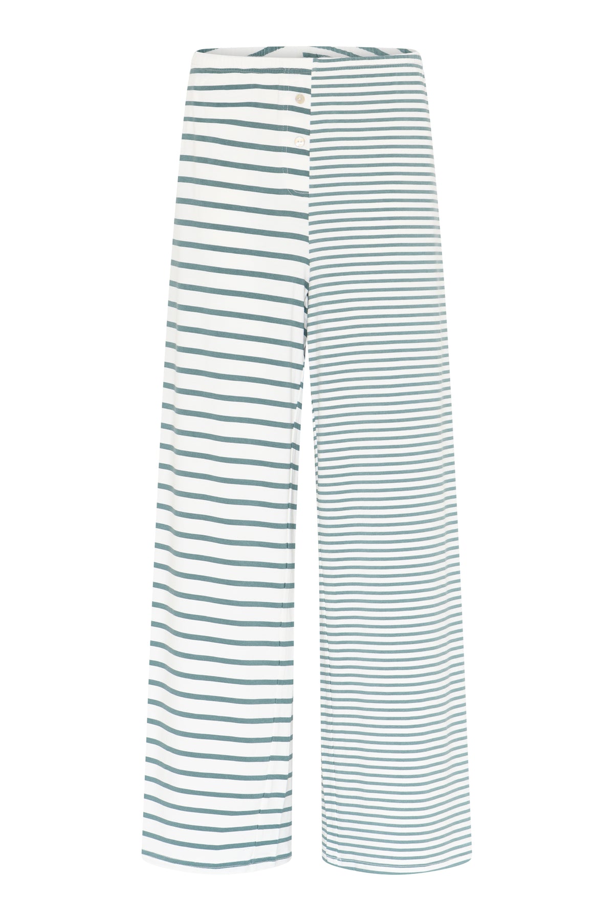 Amy Loose Pants, Sagebrush Green Stripe.