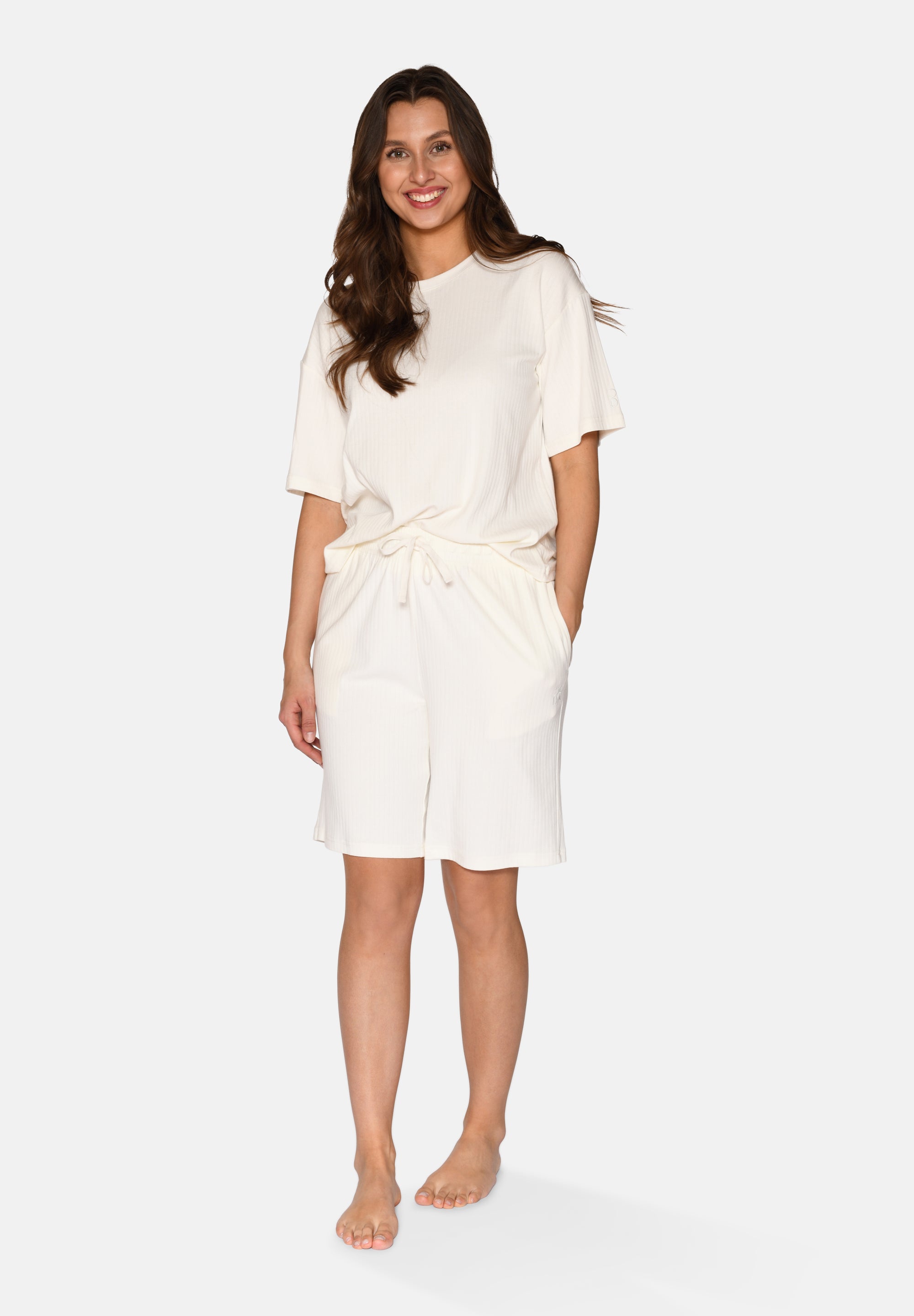Astrid Bermuda Shorts, Snow White