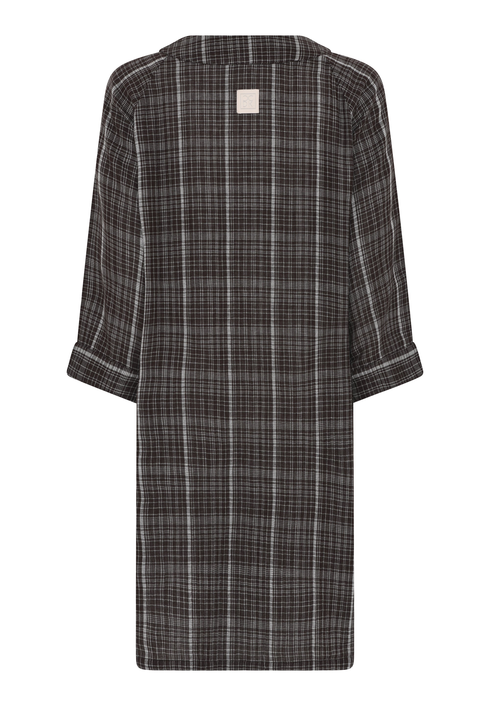 Elly Tunic, Seal Brown Check