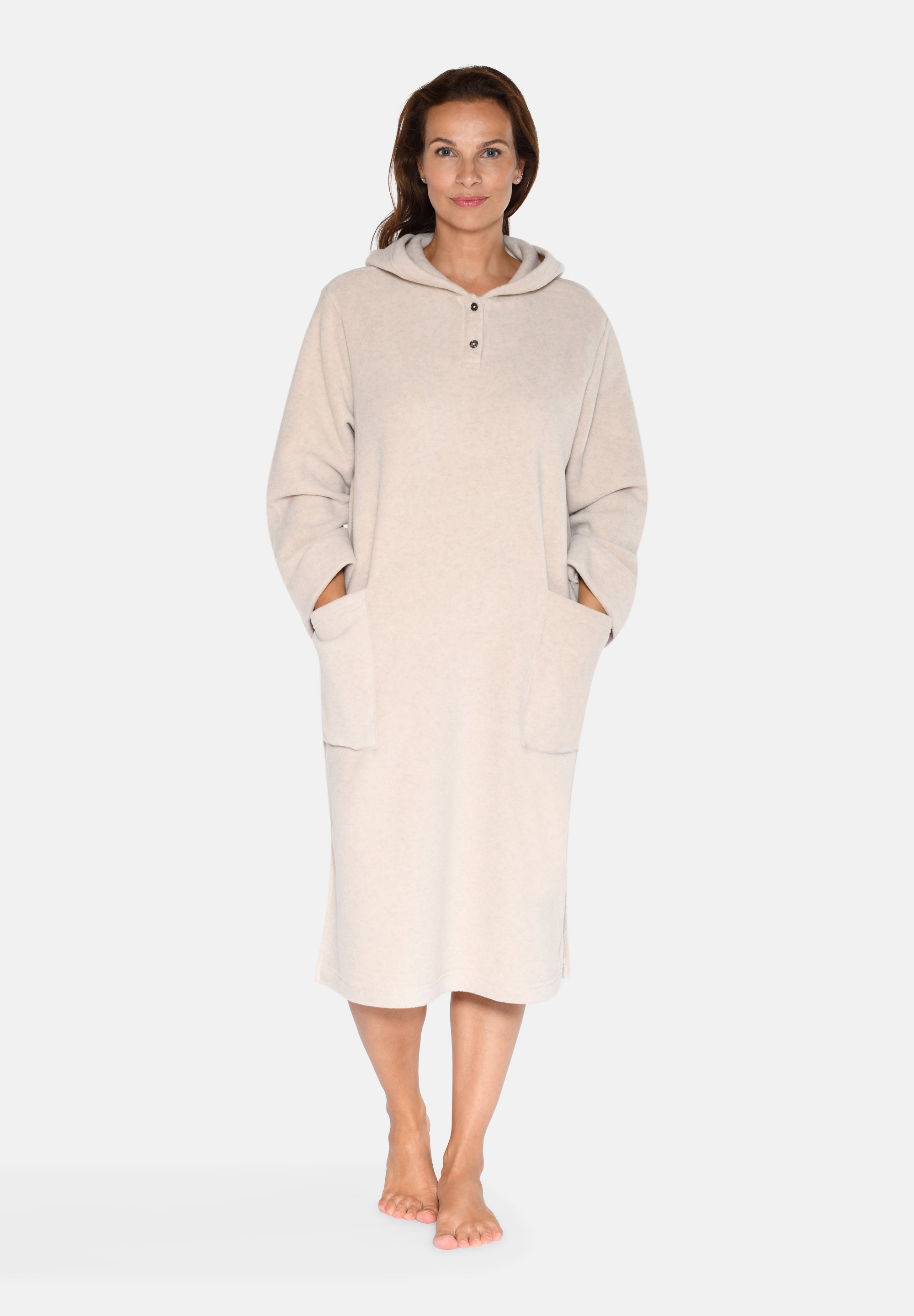 Lisbeth Bath Poncho, Sand Melange