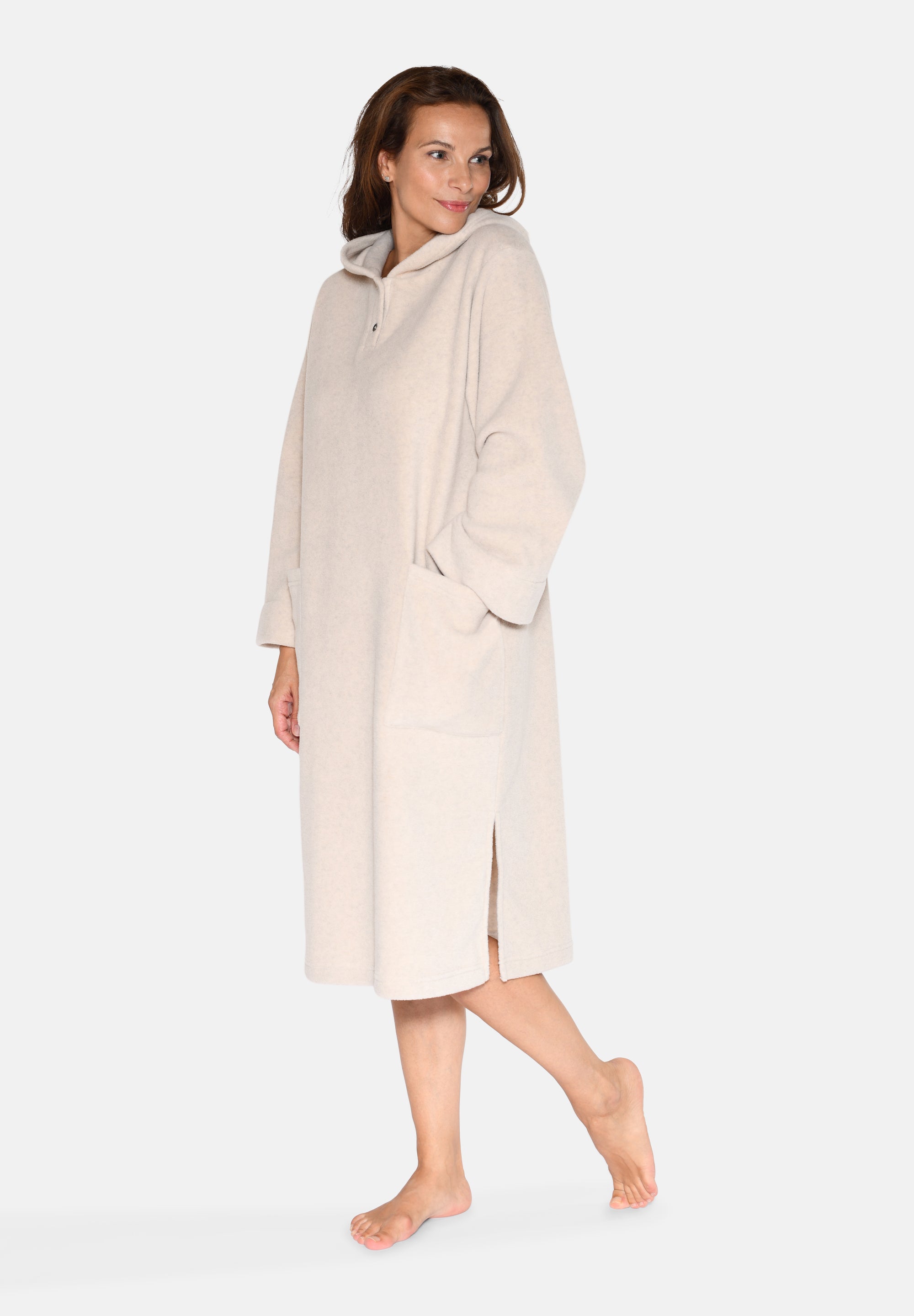 Lisbeth Bath Poncho, Sand Melange