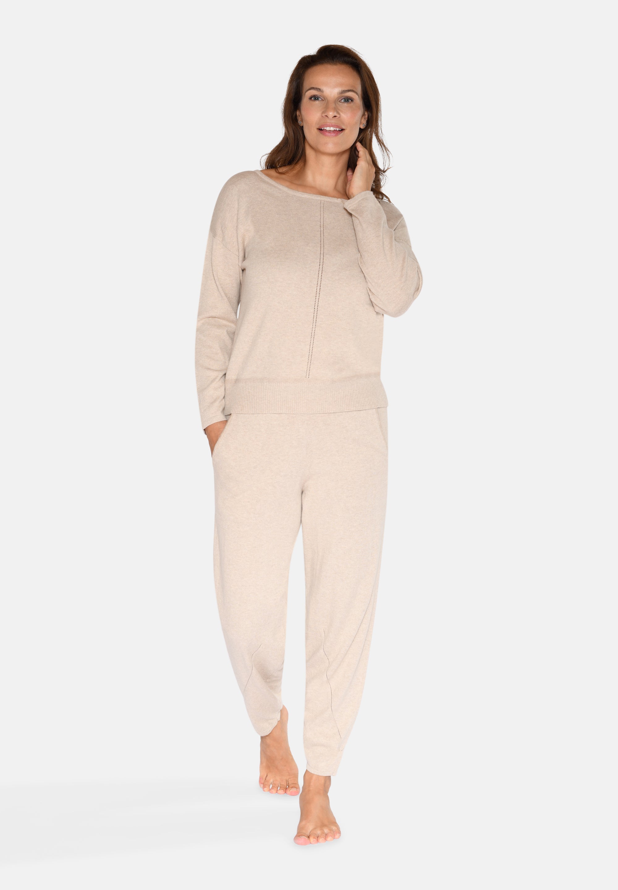 Carmen Pullover, Sand Melange