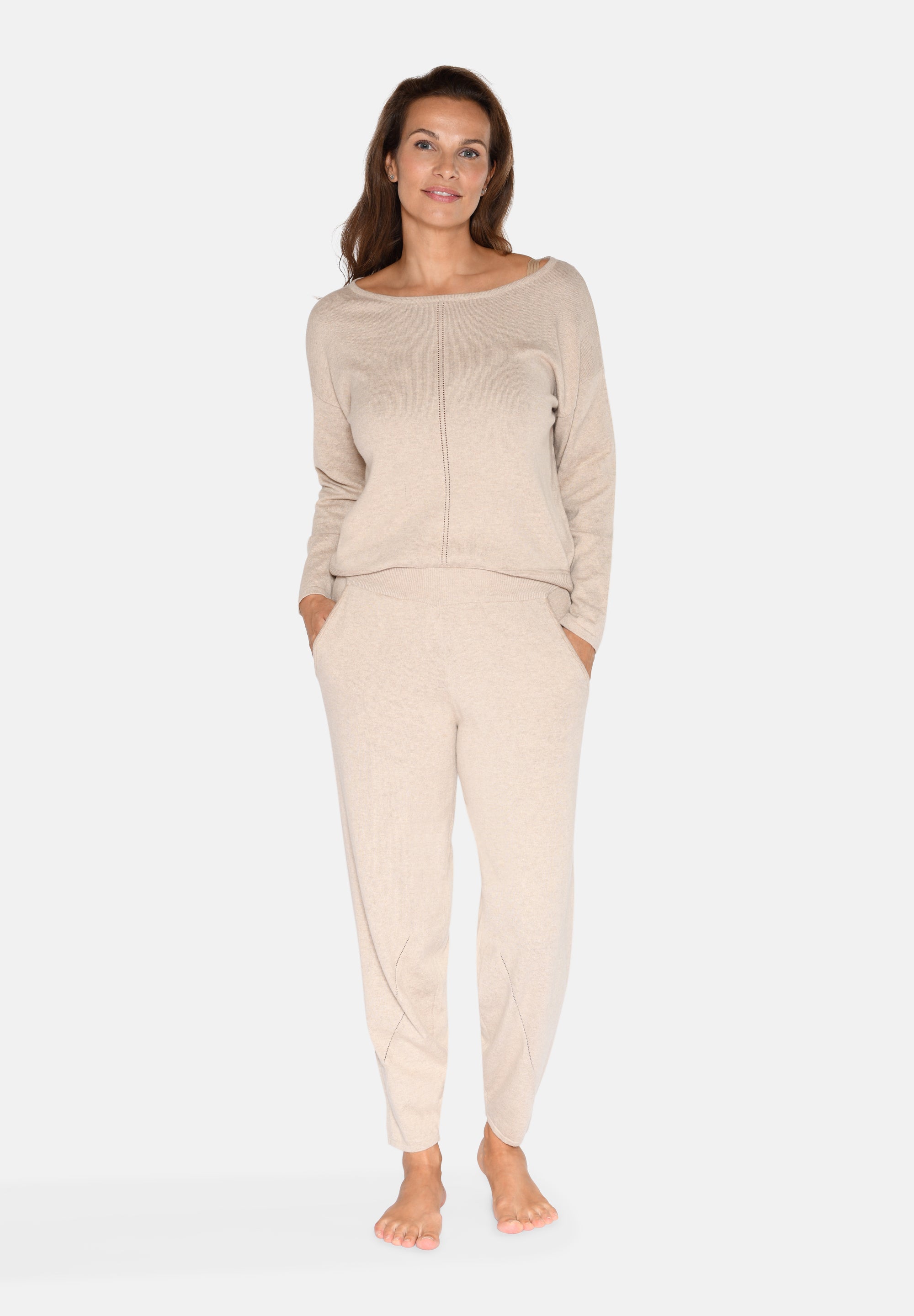 Cornelia Pants, Sand Melange