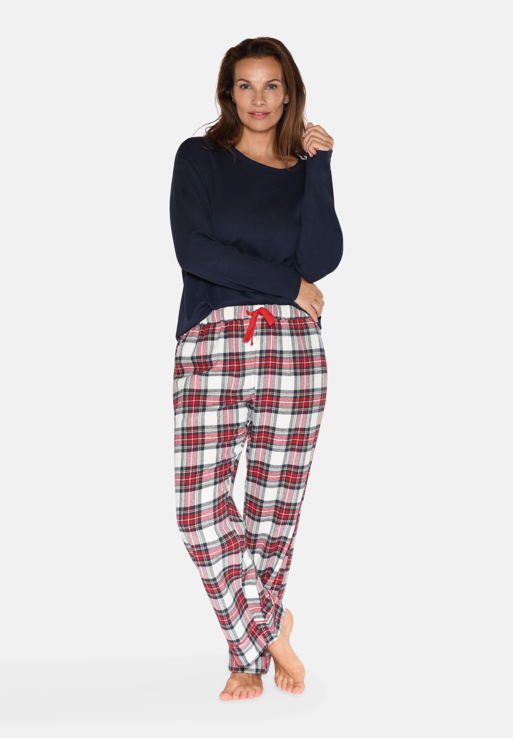 Nicola Check Pants, Samba