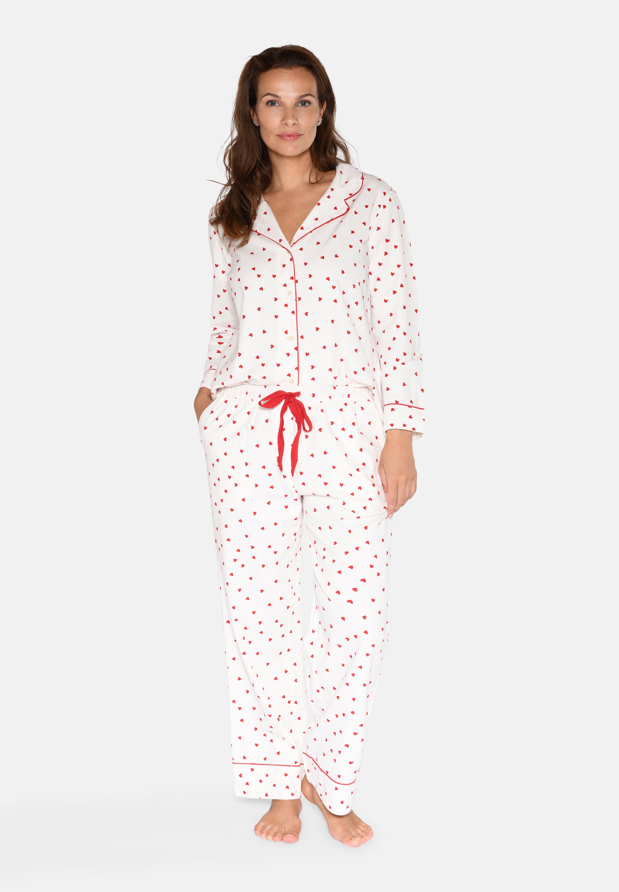 Nicola AOP Pants, Snow White