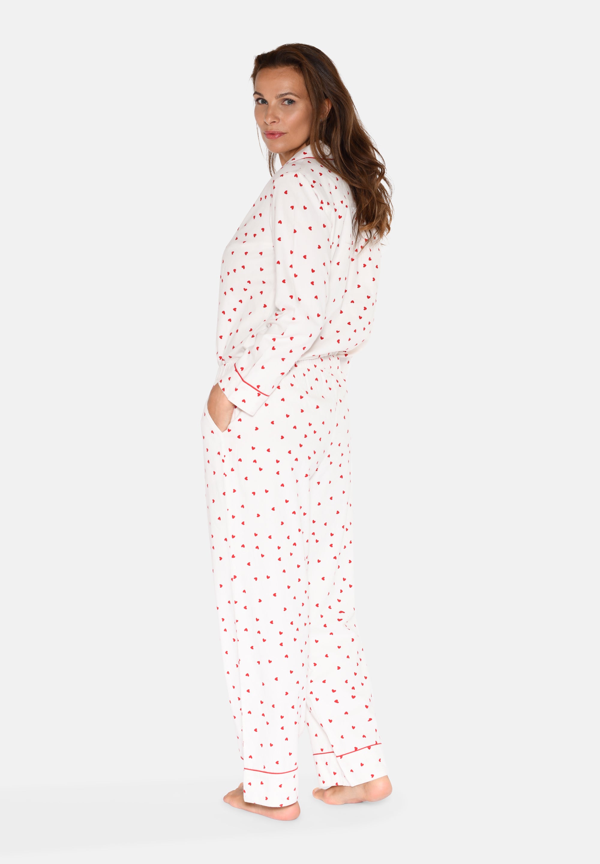 Nicola AOP Pants, Snow White