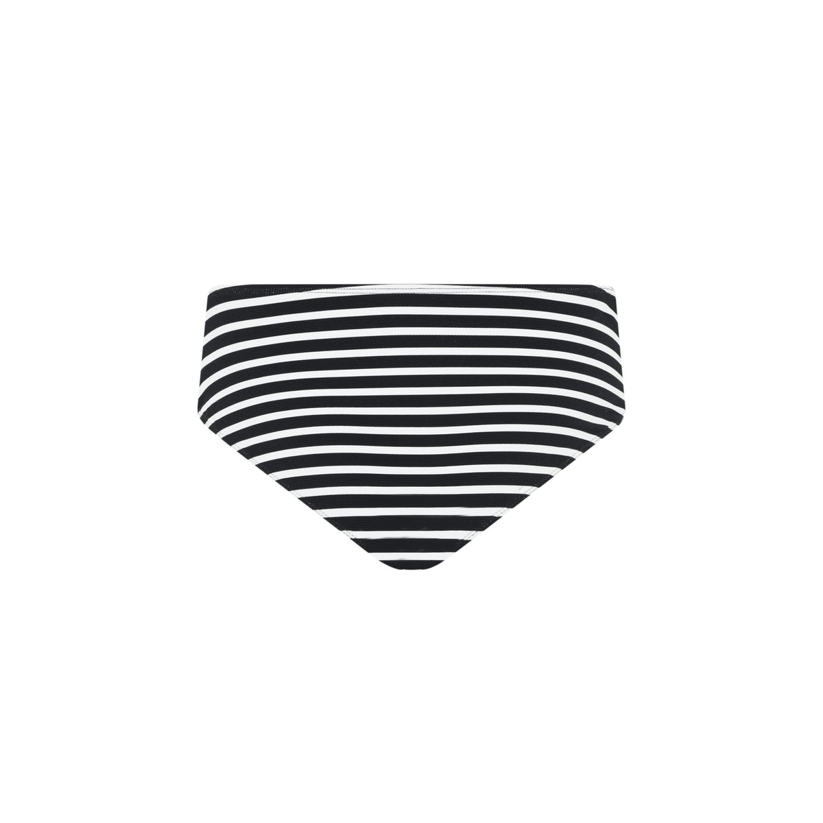Brianna Midi Bikini Brief, Black Stripe