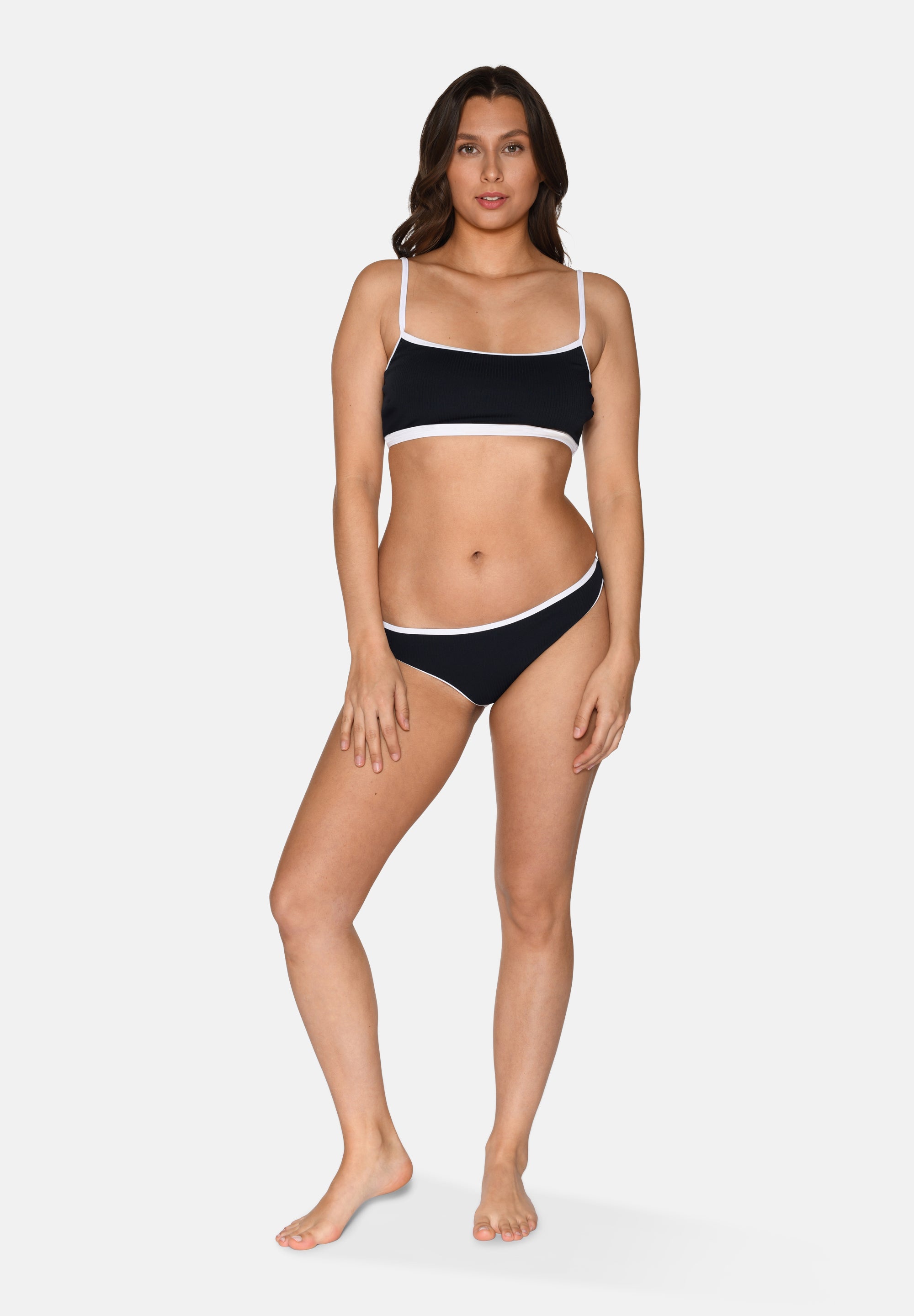 Babette Bikini Top, Black