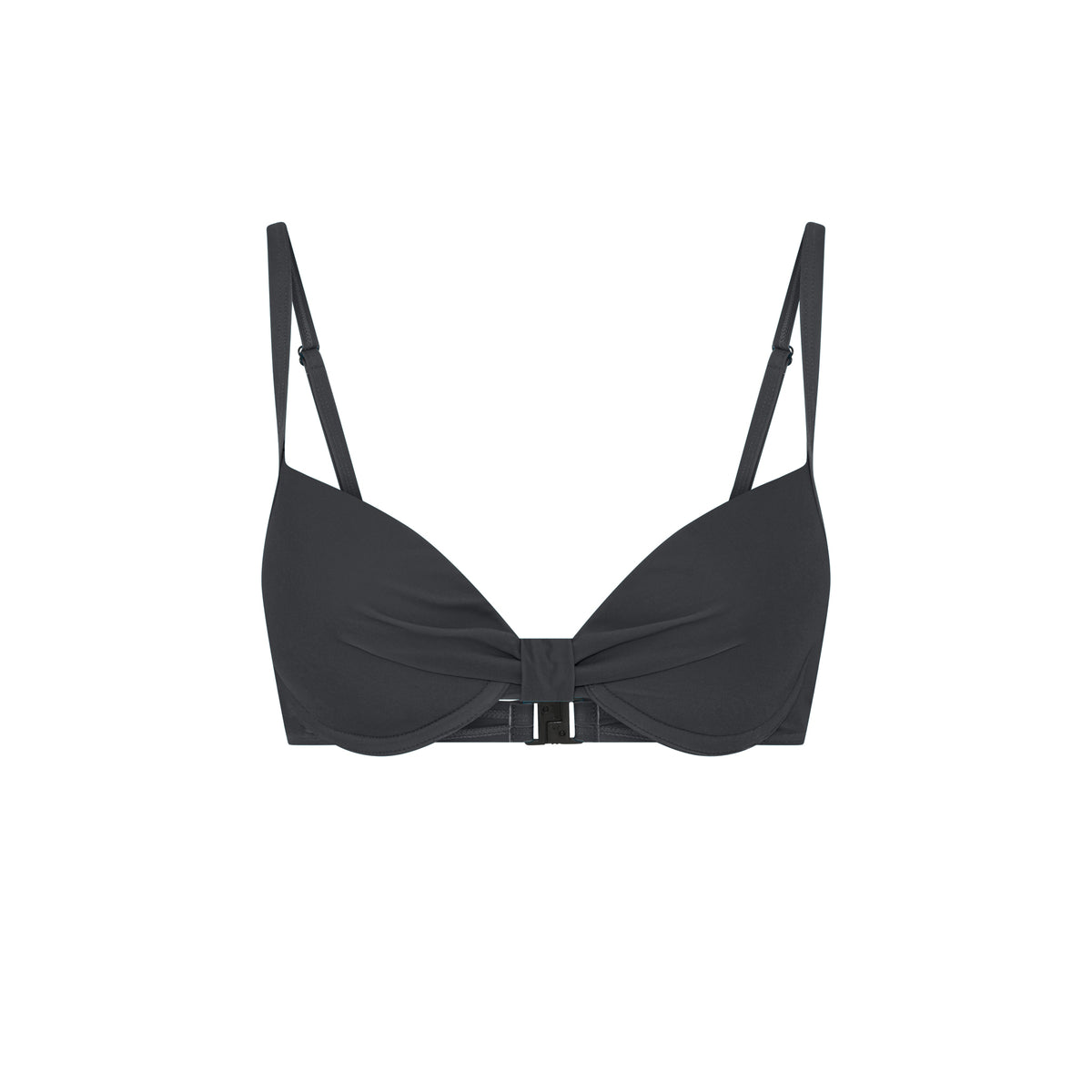 Demi Bikini Top Moulded w. Wire, Black