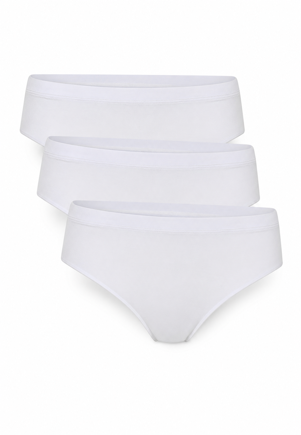 3-Pack Modal Bikini Brief, White