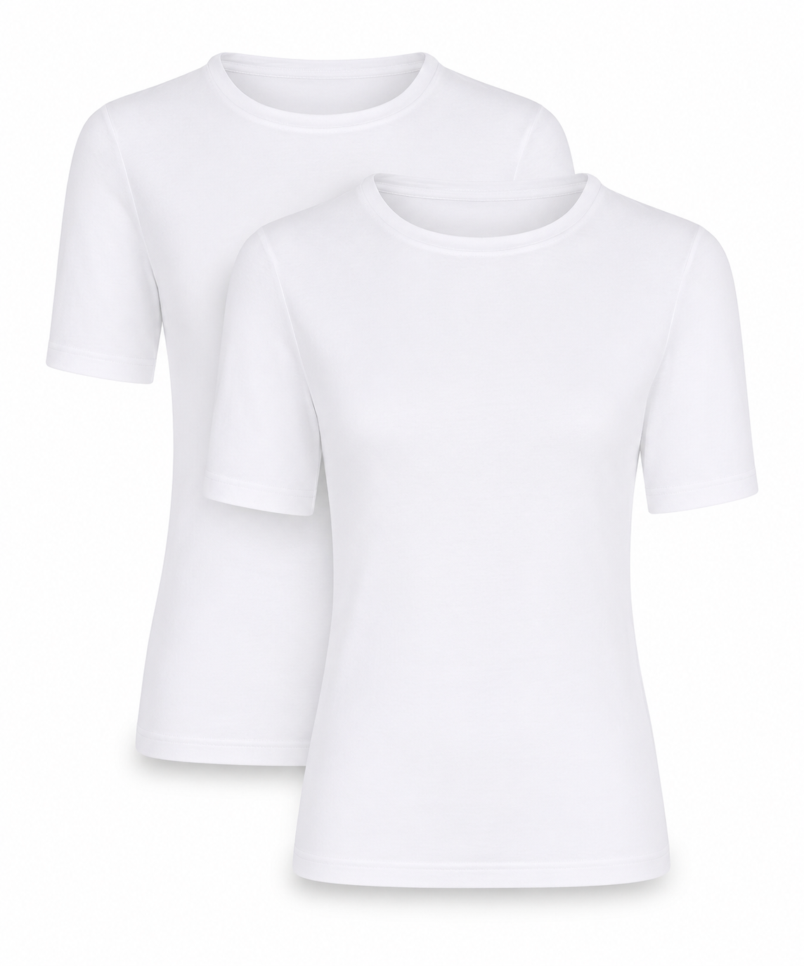 2-Pack Modal S/S T-shirt, White