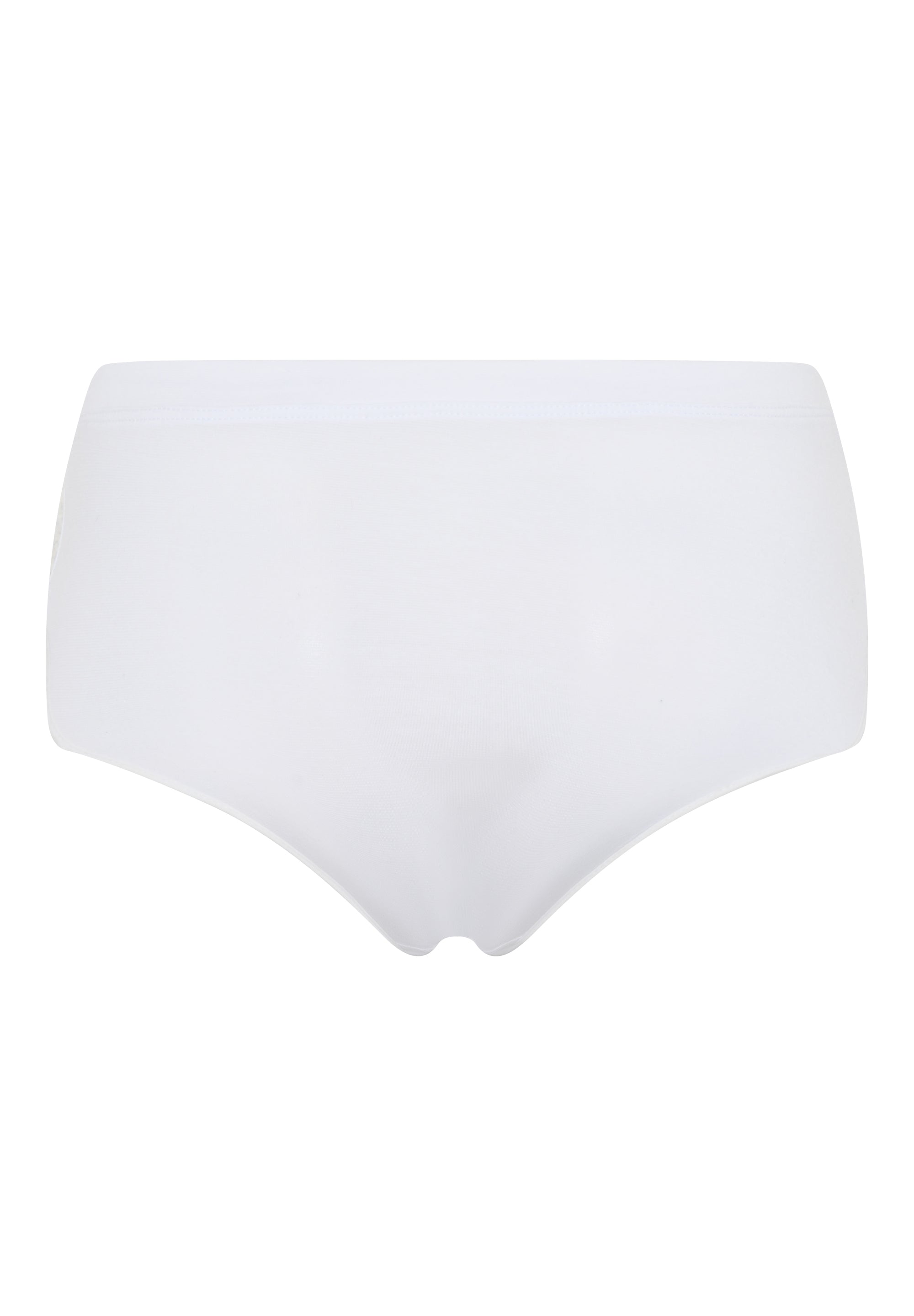 Bamboo Seamless Maxi Brief, White