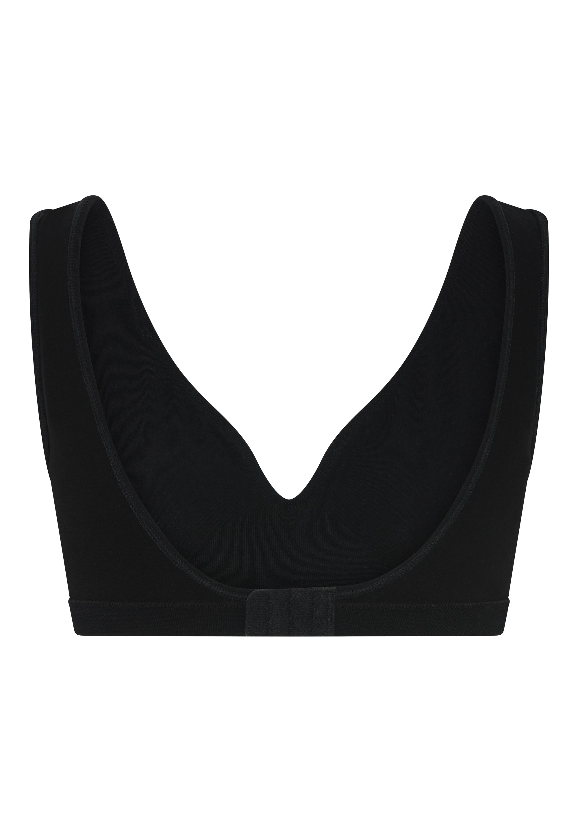 Bamboo Seamless Soft Bra, Black