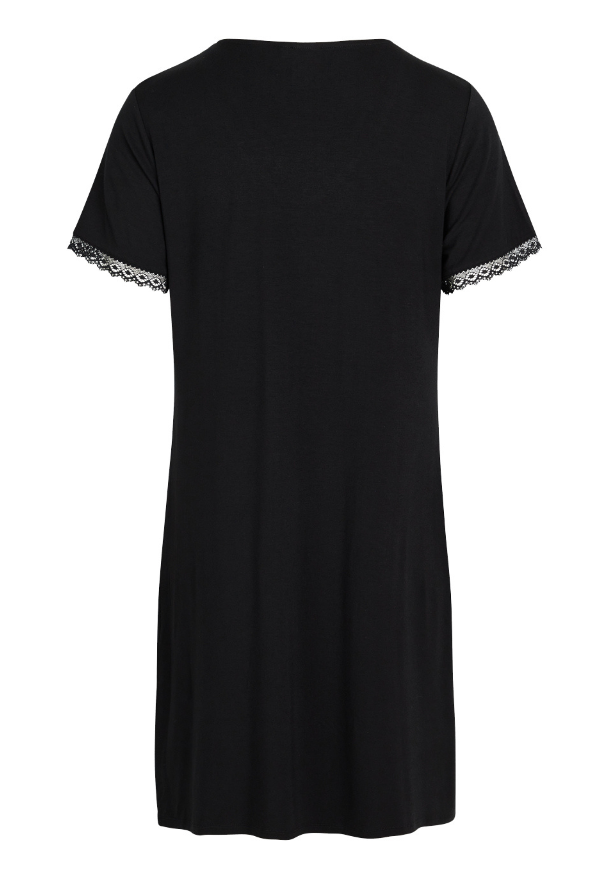 Jacqueline Bamboo Short Sleeve Dress, Black